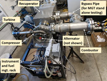 Gas Turbine before Integration with SOFC
