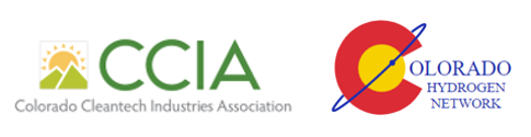 Logos of Colorado cleantech associations